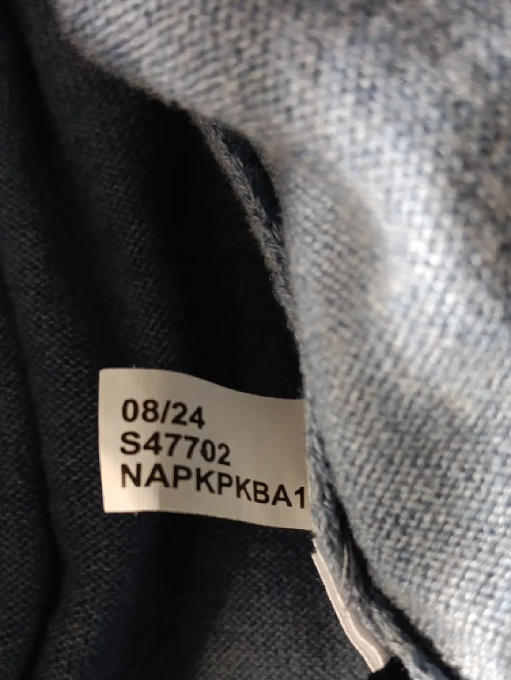 Men's Nautica Blue Cotton Quater-Zip Sweater - Size L